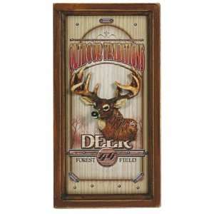  Rivers Edge Small Outdoor Traditions Deer 3D Pub Sign 