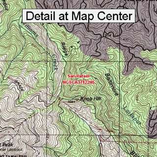 USGS Topographic Quadrangle Map   San Rafael, California (Folded 