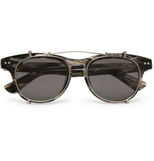 Illesteva Lenox Detachable Front Square Frame Sunglasses  MR PORTER
