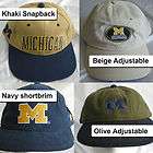New Michigan Wolverines Vintage velcro closure snapback Caps Hats 90s 