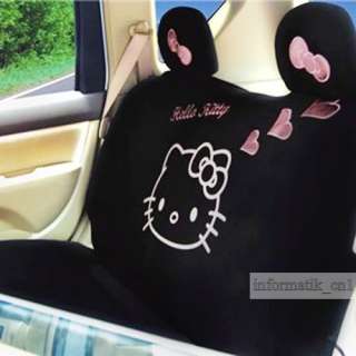 Hello Kitty Auto Sitzbezug Set schwarz car seat cover  
