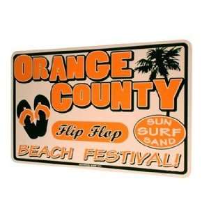  Orange County Flip Flop Beach Festival Street Sign: Sports 