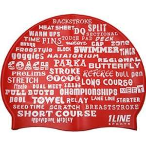 1Line Sports Terms Silicone Cap 