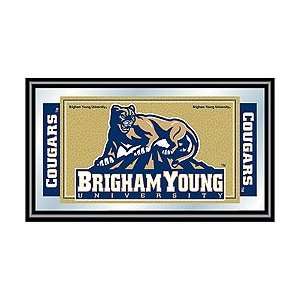  BYU Logo and Mascot Framed Mirror: Sports & Outdoors