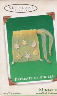2003 Dated Hallmark Presents of Angels Miniature Ornament NIB  