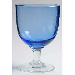  William Yeoward Maggie Sky Blue Water Goblet, Crystal 