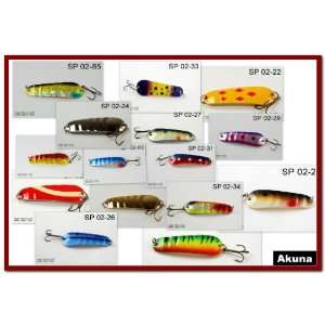   Color Fishing Lure Spoon for Bass Trout Pike