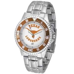   Longhorns NCAA Competitor Mens Watch (Metal Band): Sports & Outdoors