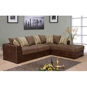   2Pc Contemporary Fabric Sectional Sofa, #BM DA101 Furniture & Decor