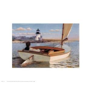  Peter Quidley Rounding Brant Point 20x16 Poster Print 