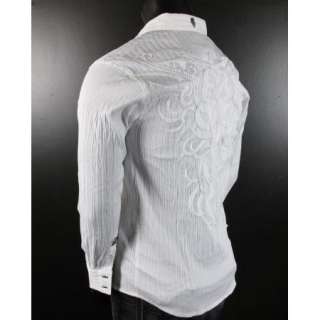 NWT ROAR WOVEN Button shirt called VITAL in WHITE Heavy TRIBAL 