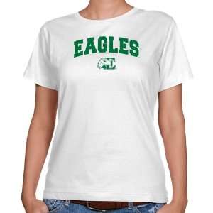  Eastern Michigan Eagles Ladies White Logo Arch Classic Fit 