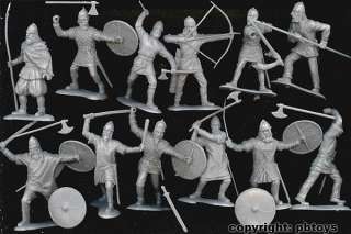   Plastik Figuren Emhar 3205 Wikinger Vikings 9   10 Jahrhundert  