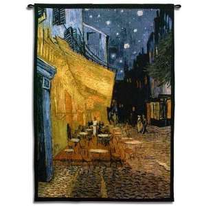  Cafe Terrace at Night Wall Hanging   38 x 53