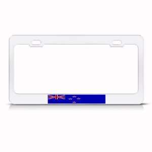  New Zealand Flag Country Metal license plate frame Tag 