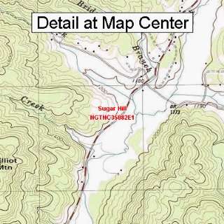  USGS Topographic Quadrangle Map   Sugar Hill, North 