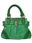 Design Handtasche Business Bag Tasche Grün oder Weiss mit Schloss 
