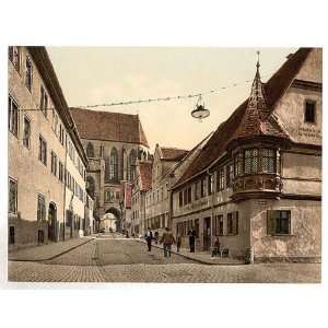  Photochrom Reprint of Feuerleins bow windows, Rothenburg i 