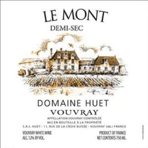   Domaine Huet Le Mont Vouvray Demi Sec 750ml Grocery & Gourmet Food