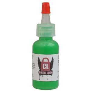  GREEN Clover 1/2 oz Color Lock USA TATTOO INK Pigment 