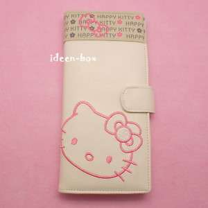 Hello Kitty Geldbörse Brieftasche Portemonnaie Weiß  