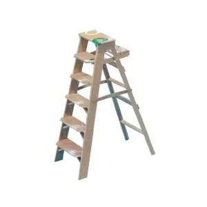   Dollhouse Miniature Folding Wood Ladder w/Paint Splashes Toys & Games