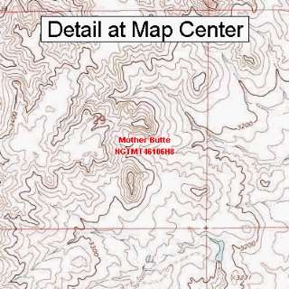   Map   Mother Butte, Montana (Folded/Waterproof)