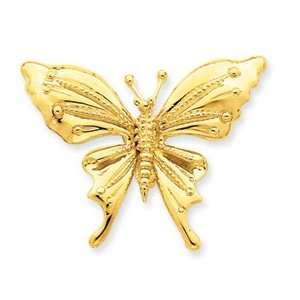  14k Butterfly Slide Pendant Jewelry