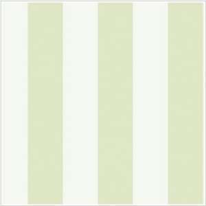  Silk Stripe Green & Cream Wallpaper in York Disney Silk 