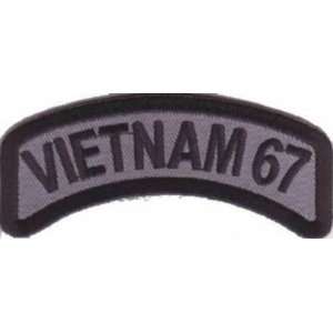  VIETNAM 67 Rocker Military VET Veteran Biker Vest Patch 