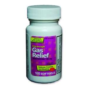 Special 3 Bottles of 100   Gas Relief Softgel 180mg PLD53PLD100B144