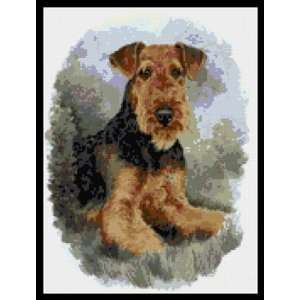  Airedale Dog Counted Cross Stitch Kit 