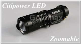 ZOOMABLE 7W CREE Q5 LED Torch LED High Power LED Adjustable G3 