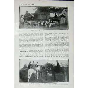  1907 Hunter Horse Show Islington Puckeridge Hunting Men 