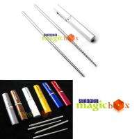 Stainless Steel Foldable Chopsticks Portable Pen Holder  