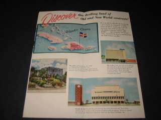 Old 1955   Dominican Republic   Travel Brochure  