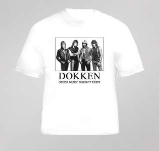 Dokken music rock 80s metal music t shirt  