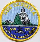 USS Olympia SSN 717   3 inch Crest BC Patch Cat No C5769