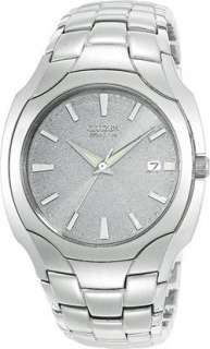 Mens New Citizen Eco Drive BM6010 55A Stainless SteeL Grey Dial 180 