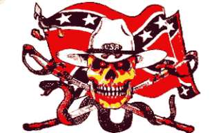 Rebel Confederate CSA Skull Southern USA 3x5 Flag NEW  