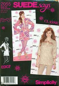New Simplicity Sewing Pattern 2055 Womens Tunic Top 039363620556 