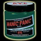 Manic Panic ENCHANTED FOREST GREEN Hair color Dye VEGAN Punk NEw