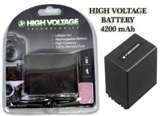 HV NP FV100 4200mA Battery for Sony NEX VG10 HDR XR550V  