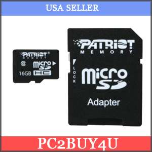 Patriot Class 10 16GB microSD Memory Card for Samsung  
