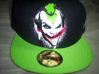   Arkham City   Joker Paint 5950   DC Comics   New Era Hat   NWT  