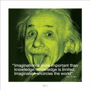 Fantasie Ist Wichtiger Als Wissen, Denn Wissen Ist Begrenzt. Fantasie 