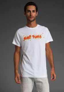 WARRIORS OF RADNESS Surf Punks Tee in White  