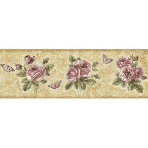 83 in X 15 Ft Pink Romantic Rose Border WC1283914  