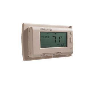 Home Depot   Off White, Large Horizontal Touch Screen Thermostat, 7 
