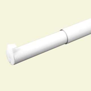 72 in.   120 in. White Adjustable Closet Rod RP0021 72120 at The Home 